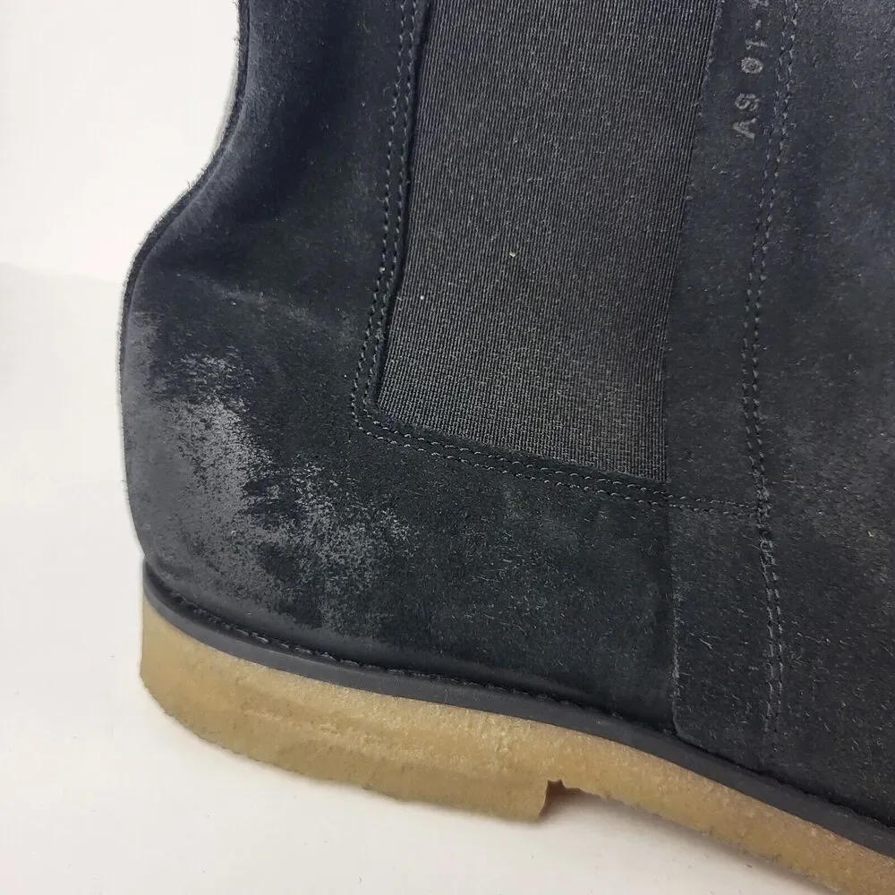 Allsaints Chelsea Boots Slip On Suede Leather